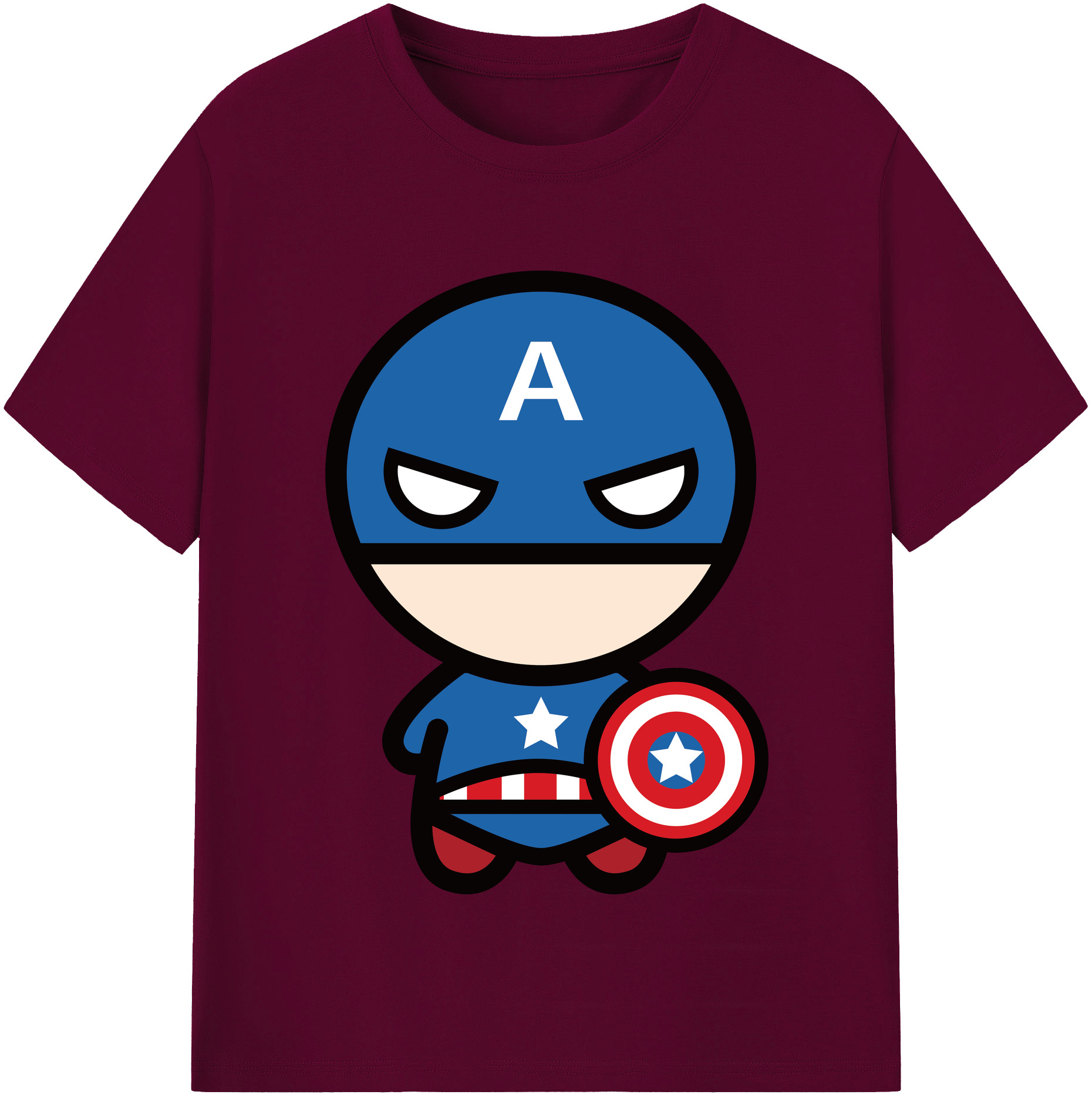 （画像用） アベンジャーズ The Avengers レディースカジュアルプリントTシャツ（綿100％）